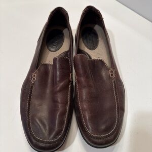 Born Dark Brown Men's Leather Slip-Ons